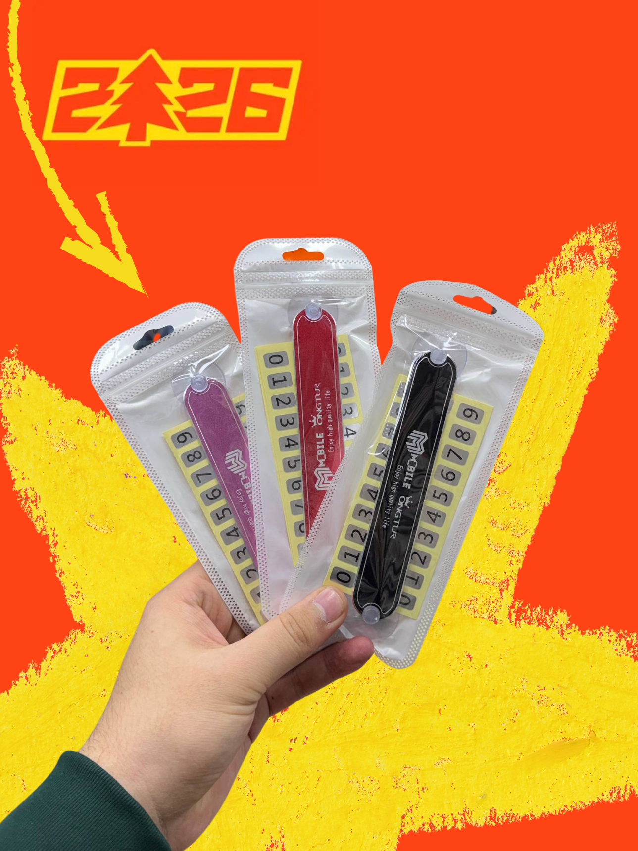 Автомобильная визитка с номером телефона для автомобия, с железным покрытием