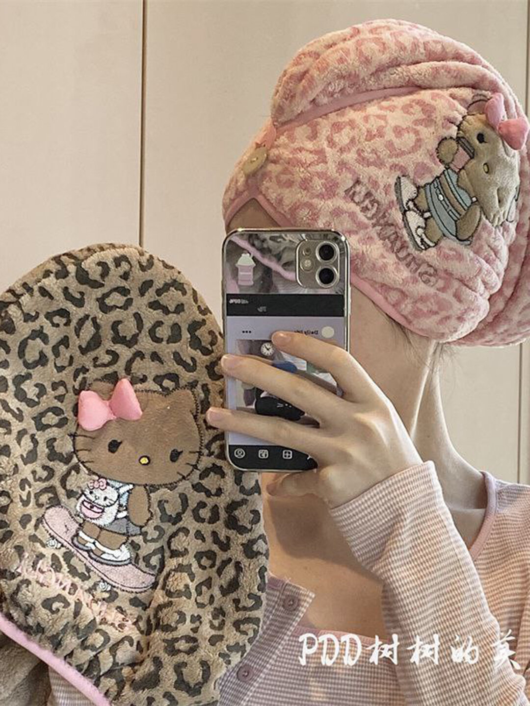 Полотенце для головы для сушки волос, шапка после душа, мягкая