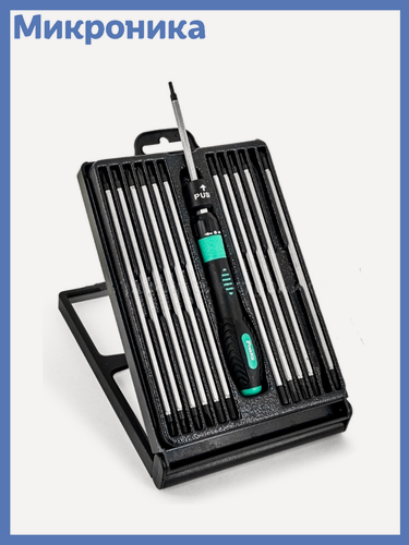 Изображение товара Набор отверток ProsKit SD-9824, 12 бит, изменяемая длина, кейс