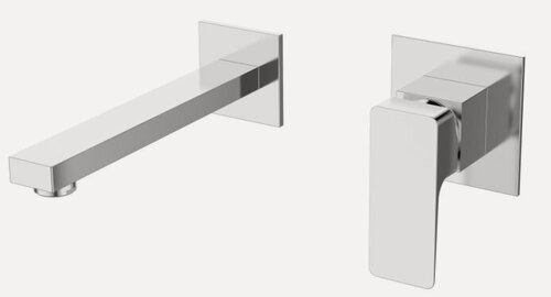 Изображение товара Смеситель ESKO скрытого монтажа для умывальника SMR28, хром / встраиваемый смеситель