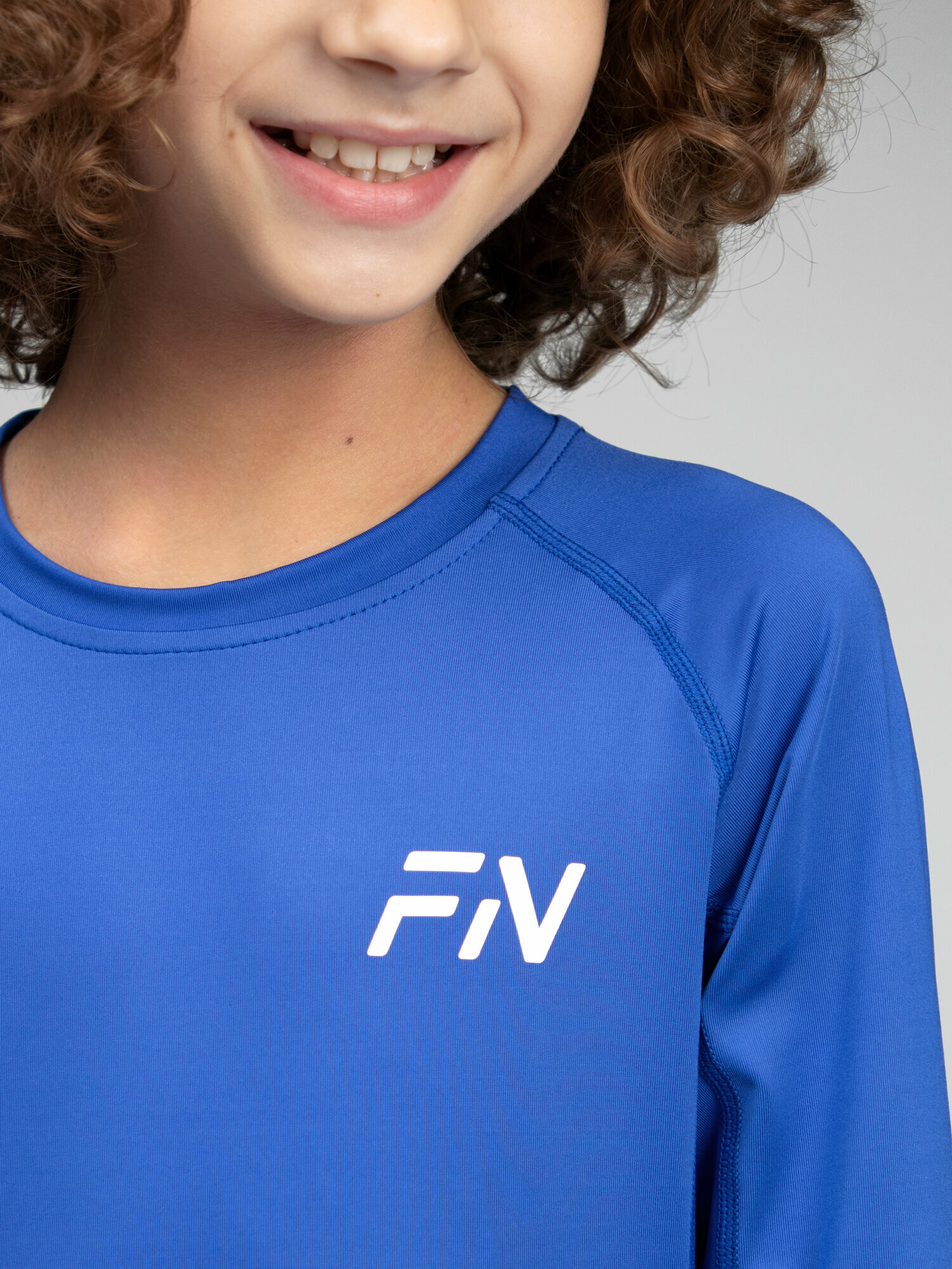 Рашгард FN Warm Kid рашгард детский, размер 130, синий — фото 1