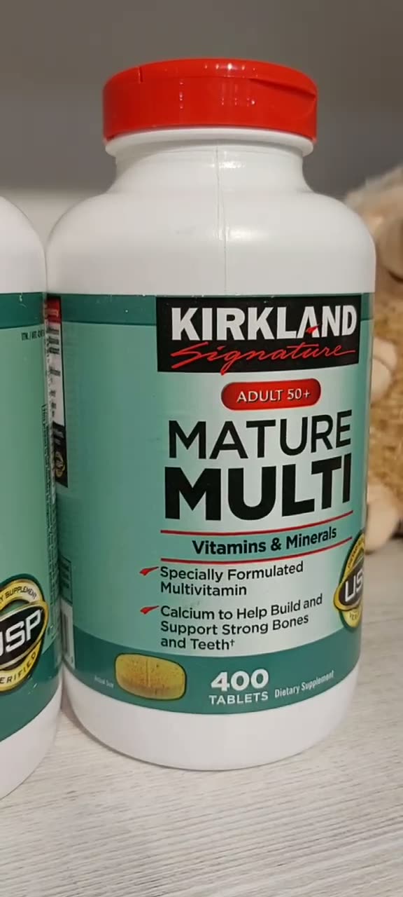 Kirkland Signature Мультивитамины 50+ для взрослых, 400 таблеток — фото 1