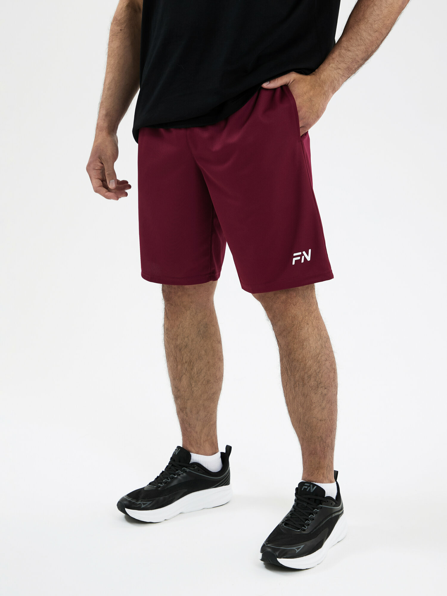 Шорты FN BOUNCE шорты мужские спортивные, размер 2XL, бордовый