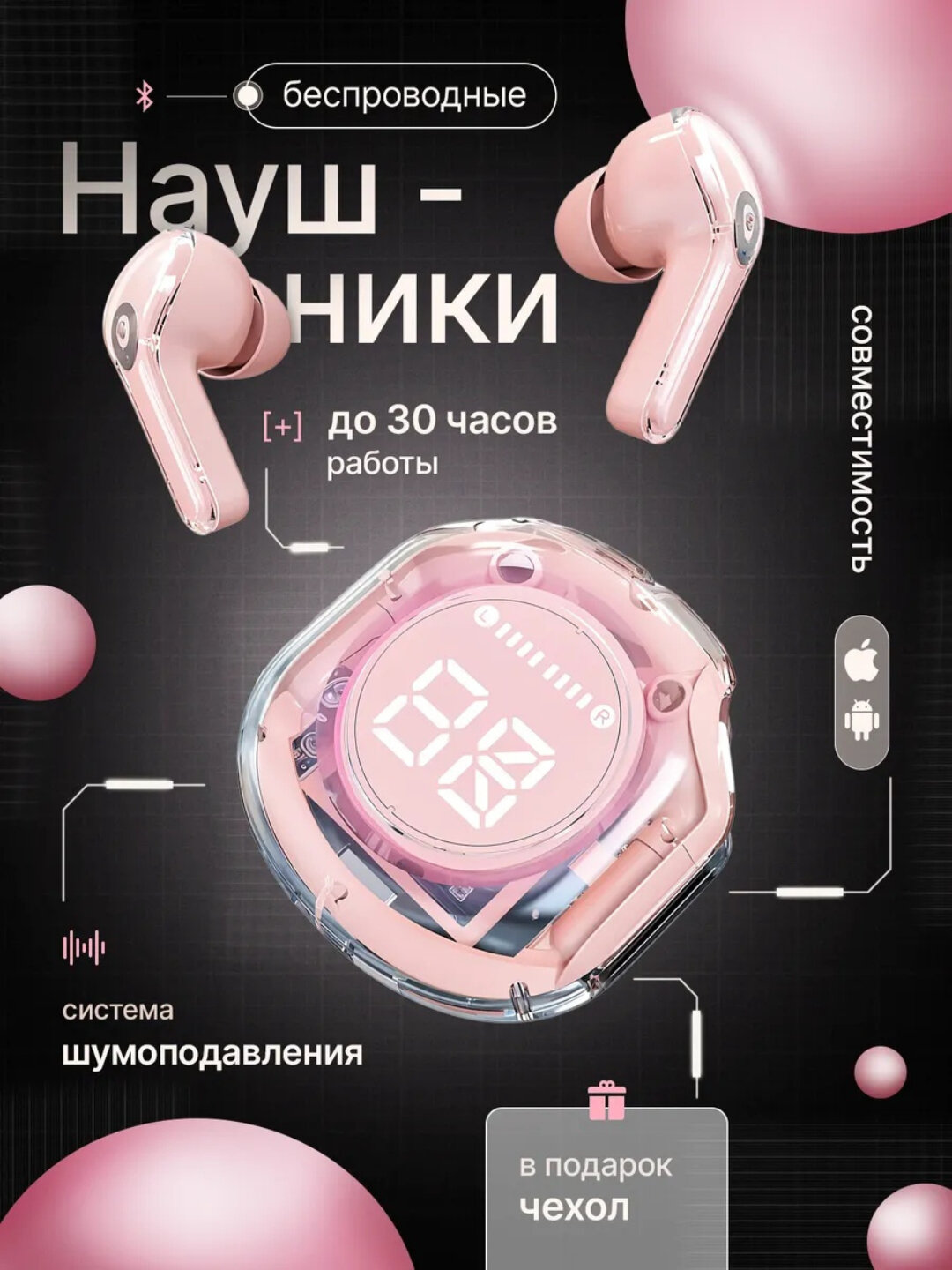 Беспроводные наушники Pro 6 air, капсулы Pro, Air 31 1+1 отличная цена