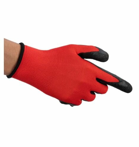 Перчатки полиэстеровые Облив 2 - Рельеф размер 9/L, 2 пары — фото 1