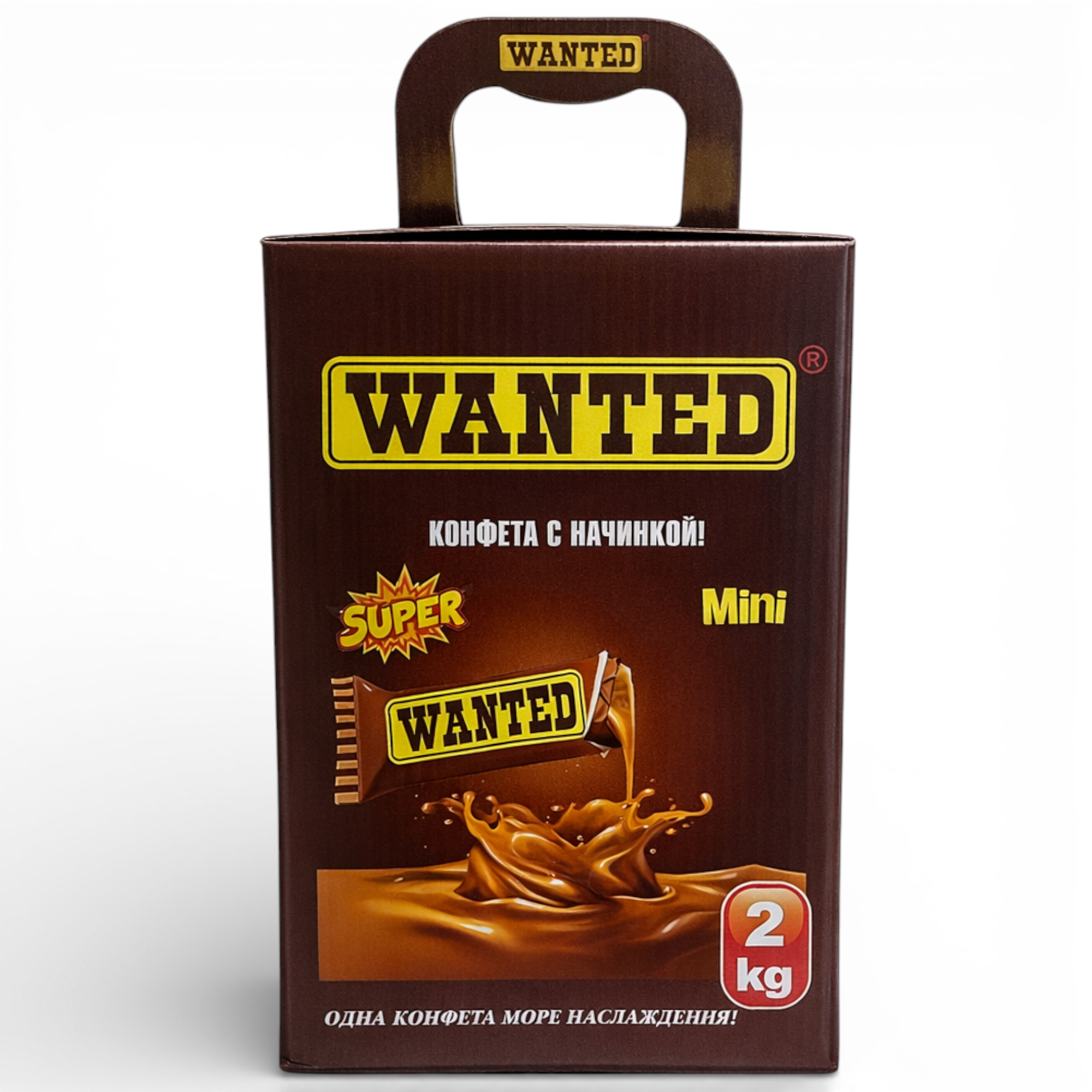 Шоколод с начинкой "WANTED Orginal Edition", 2кг, 235 шт. ±3%, производитель Ne'mat