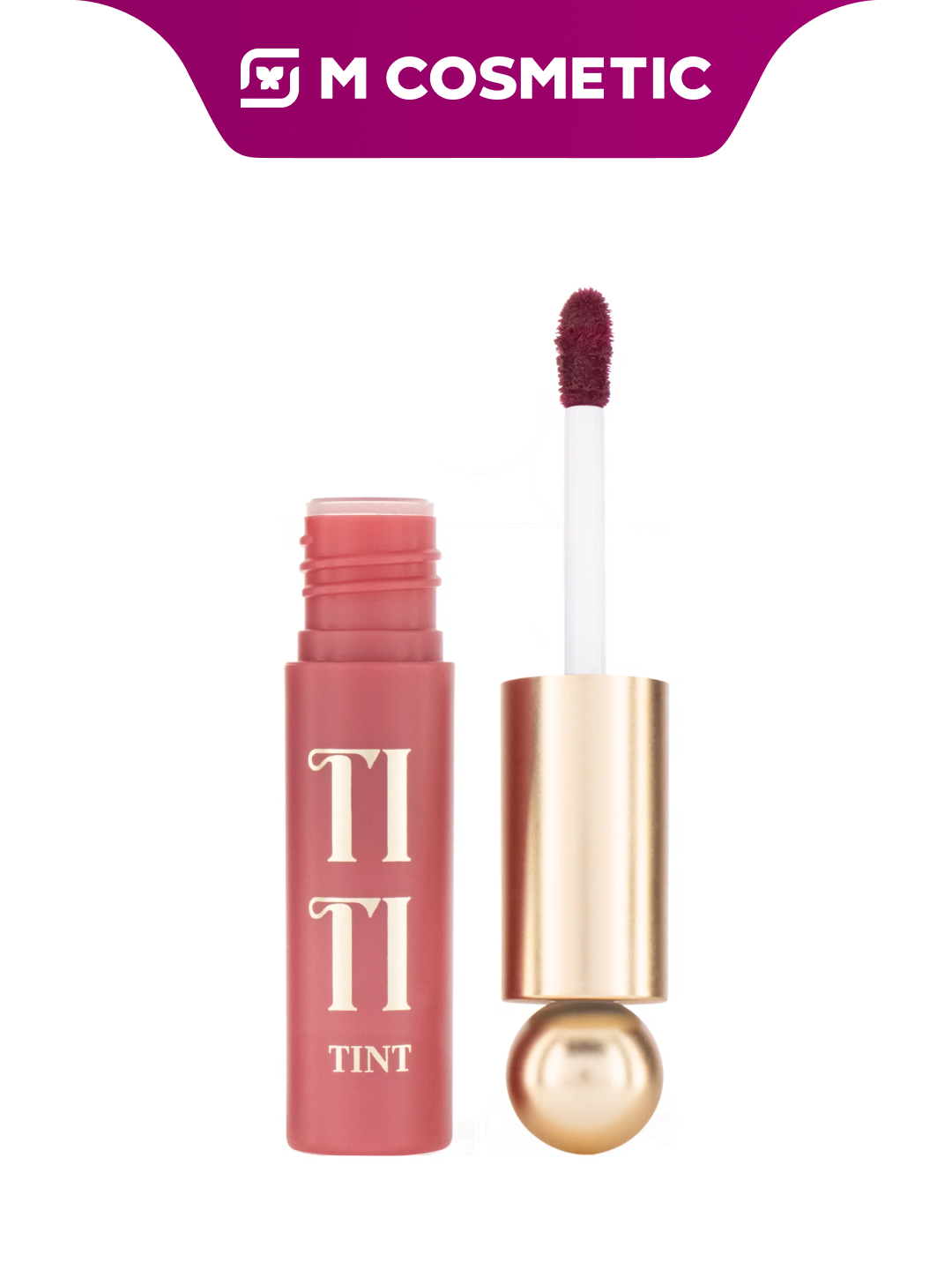 Тинт для губ VIVIENNE SABO Tititint 05 персиковый, с кисточкой, увлажняющий, 4 г