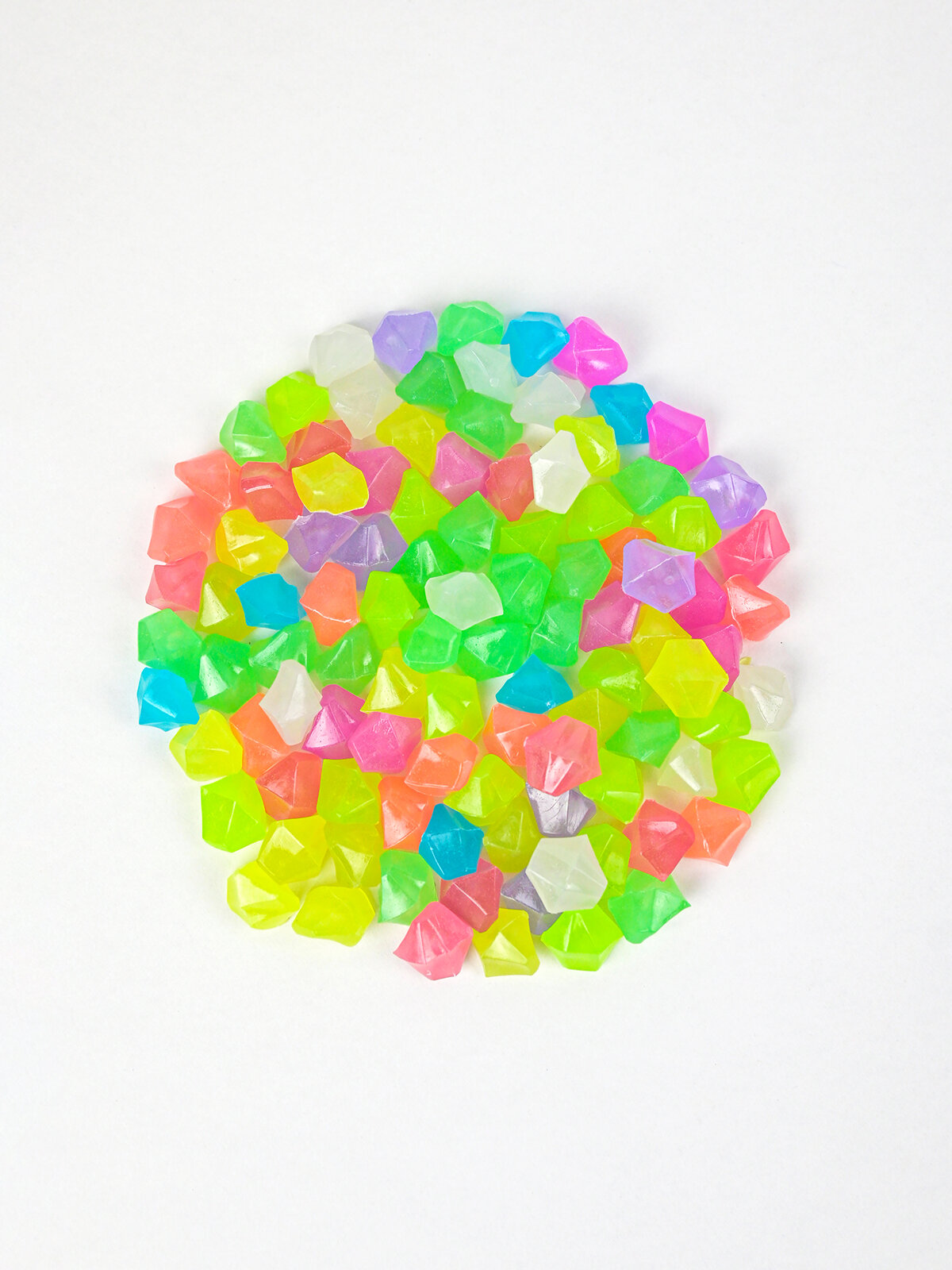 Светящиеся камни 100 шт для аквариума, для сада, для комнатных растений, Декор цветочный