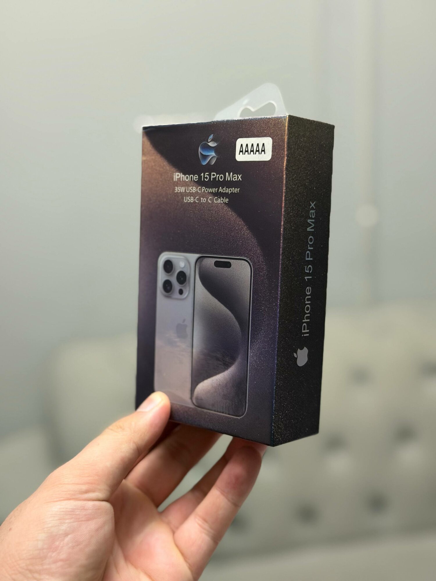 Зарядное устройство Apple, для iPhone, кабель Type-C, Lightning, 35W, Зарядник для iPhone — фото 1