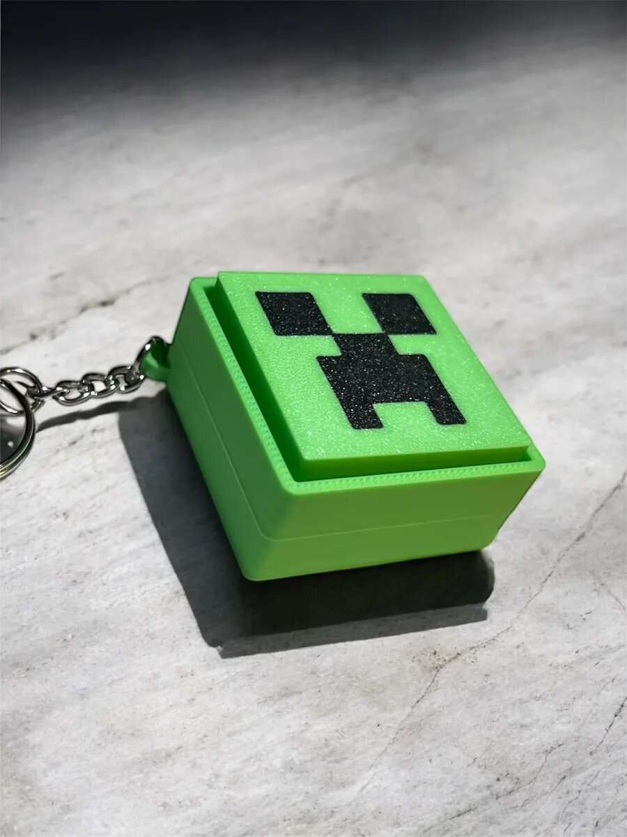 Брелок 3DESHKA, зеленый — фото 1