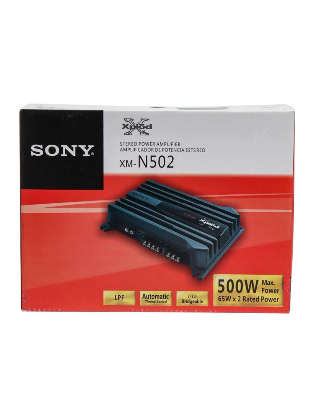 Усилитель автомобильный SONY XM-N502/XM-N1004, 500/1000Вт, 2/4 канала, черный