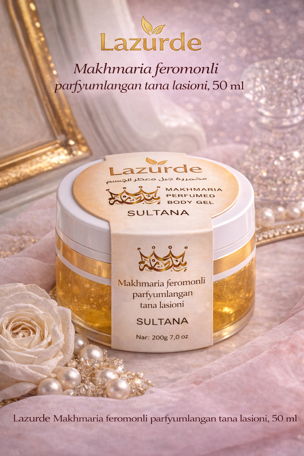 Парфюмированный лосьон для тела Lazurde Makhmaria с феромонами, 50 мл
