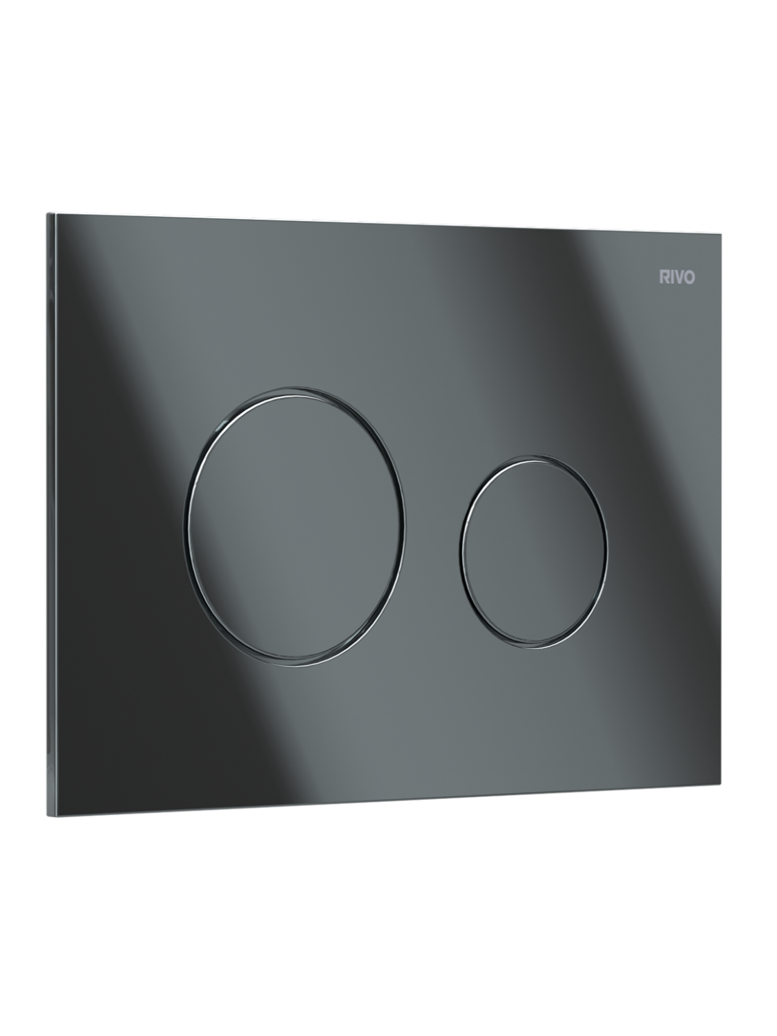 Панель смыва RIVOneo Хром глянцевый 303002