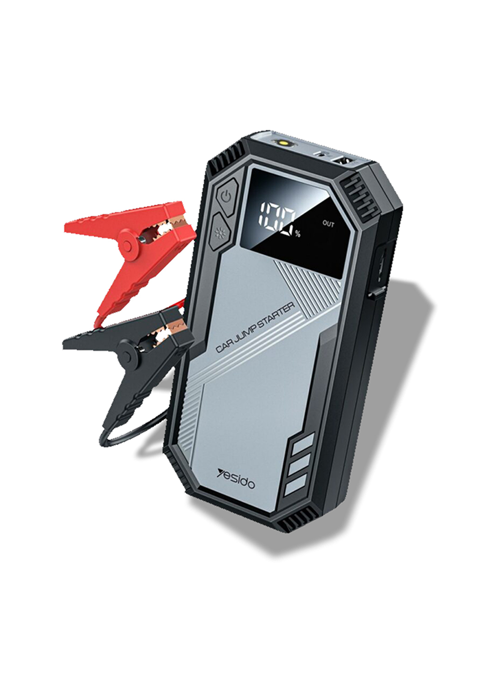 Пусковое устройство и Зарядное устройство Yesido VC11, с компрессором, 6000мАч
