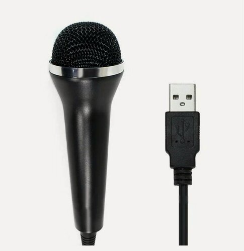 Изображение товара Универсальный USB Проводной микрофон MyPads для игровой приставки PC/ PS2/ PS3/ PS4/ Xbox360/ Wii кабель длиной 3 метра