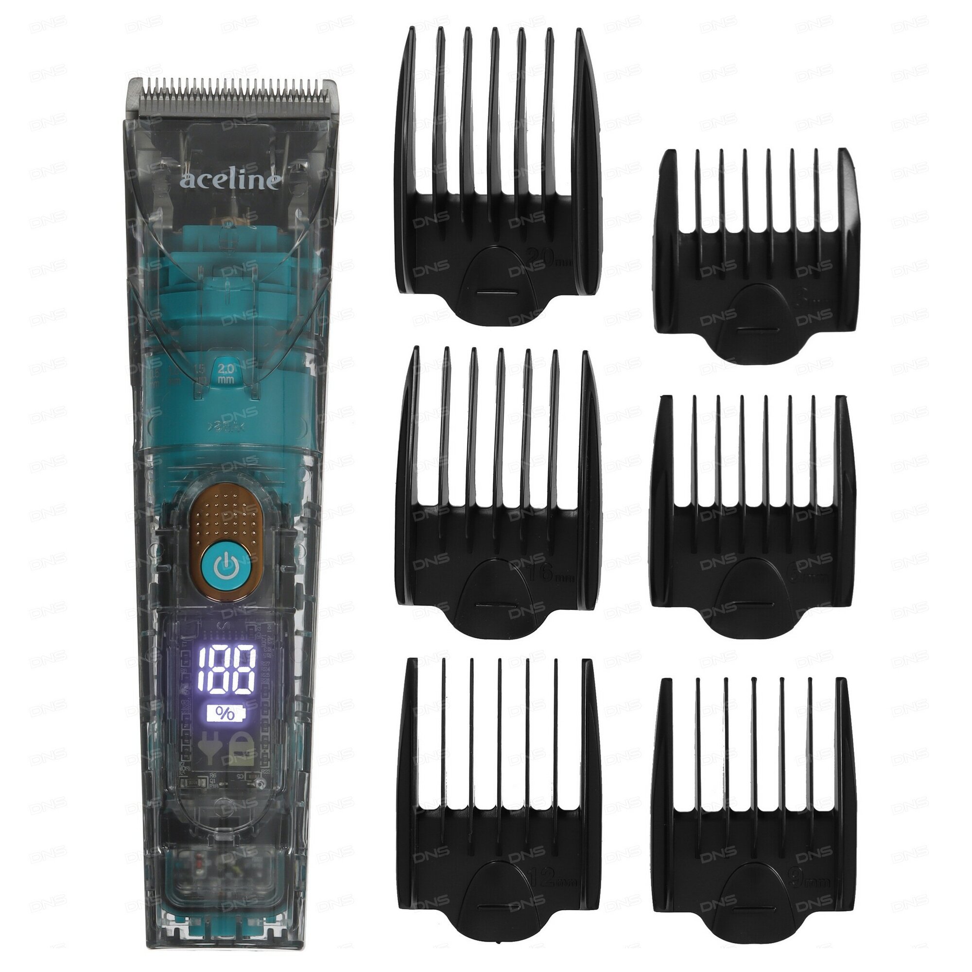 Машинка для стрижки волос Aceline HC-691HL, Li-Ion, нержавеющая сталь, 6000 об/мин