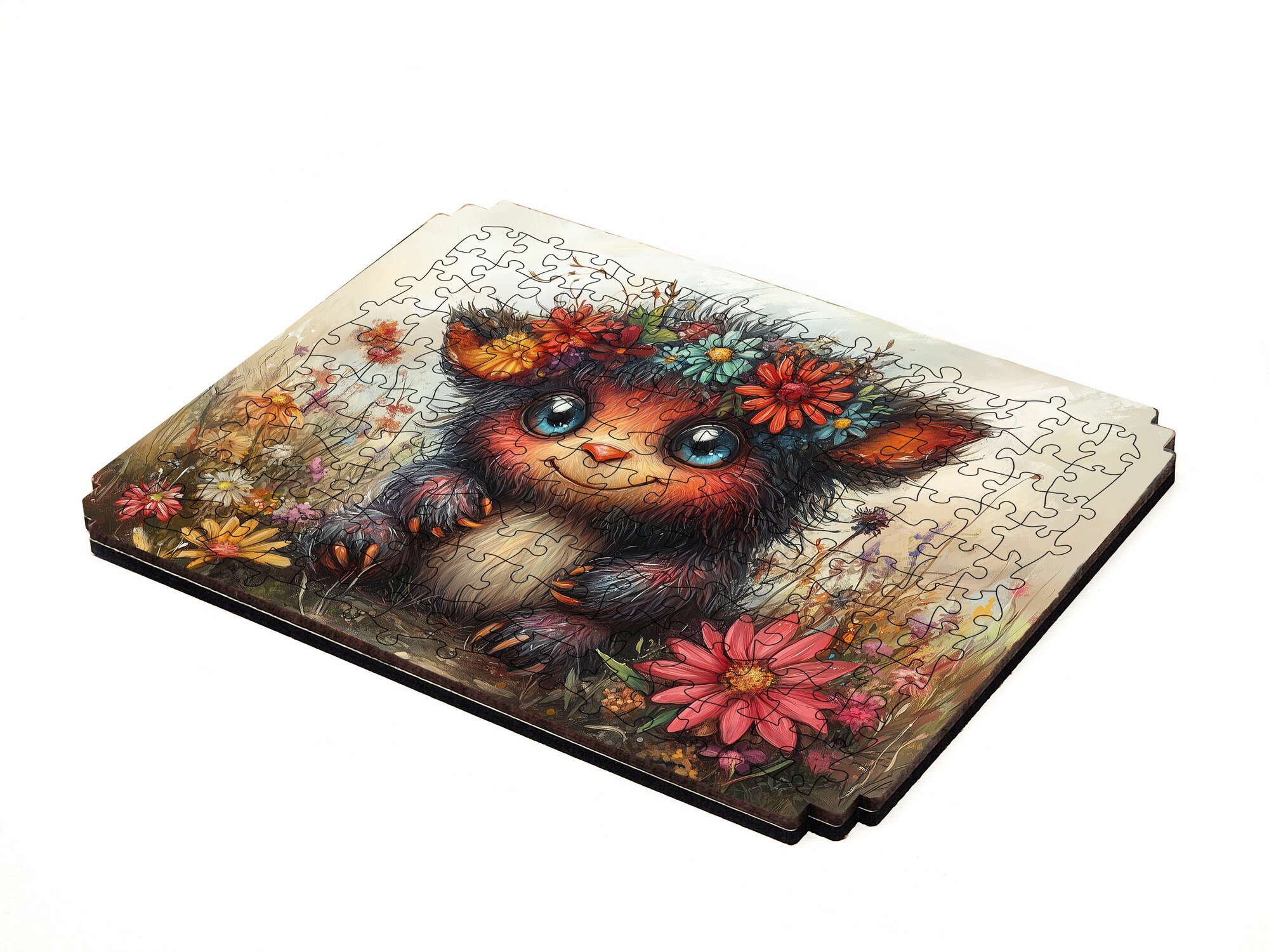 Пазл Алма мини 150 деталей. Разноцветный монстр — фото 1