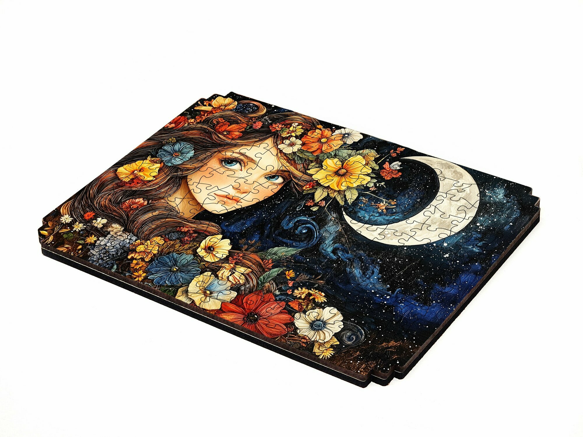 Пазл Алма мини 150 деталей. Девушка с косой — фото 1