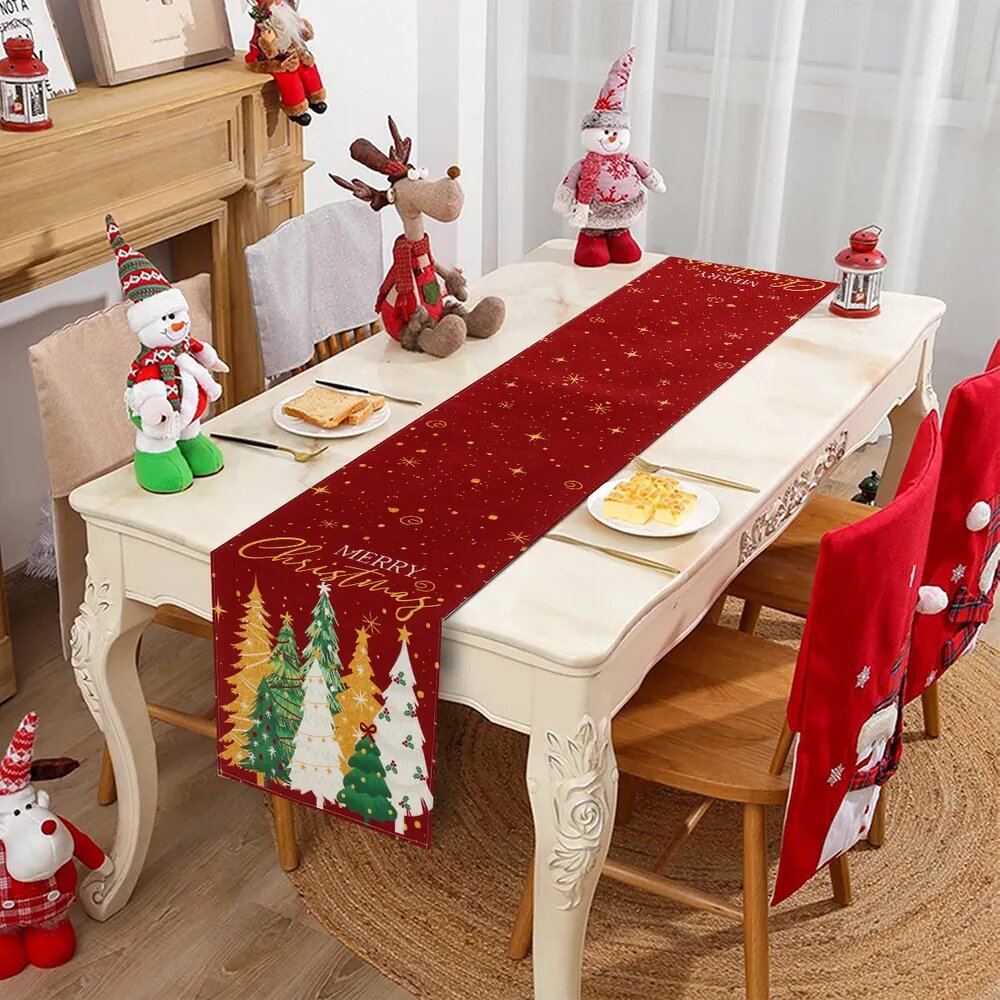 Дорожка для стола Искусственный лён 33x183см