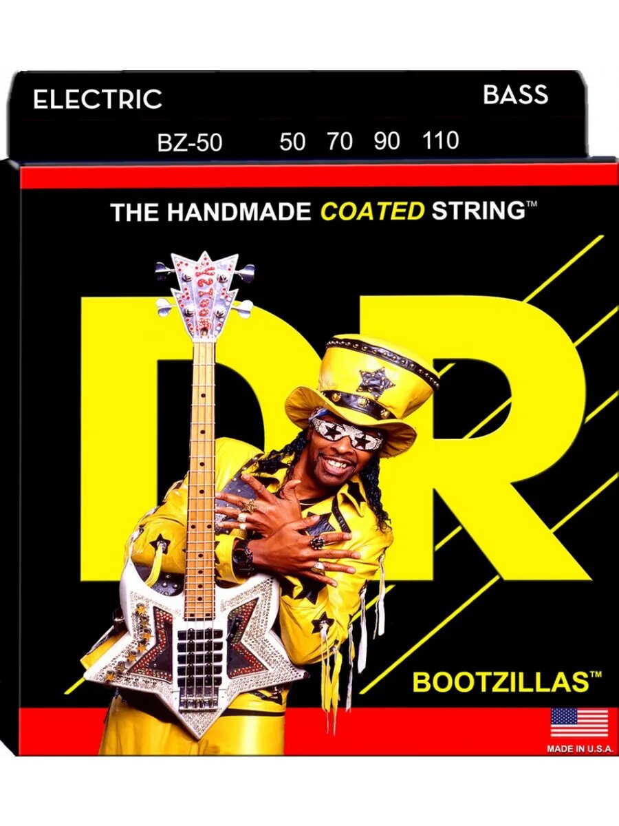 Комплект струн для бас-гитары BZ-50, 50-110