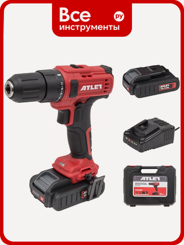 Изображение товара Аккумуляторная дрель-шуруповерт ATLET CDT218D8