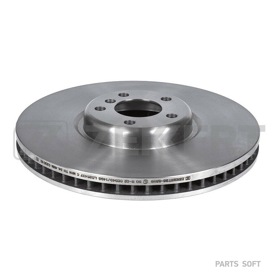 Диск тормозной перед. прав. BMW X5 (F15 F85 E70) 11- X6 (F16 F86 E71 E72) 11 ZEKKERT BS6599