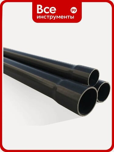 Изображение товара Напорная клеевая труба НПВХ (PVC-U) AQUAVIVA 110x2.7x3000 PN6 с раструбом