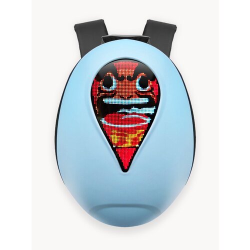 Рюкзак пиксельный SEA HEART с LED-дисплеем, водонепроницаемый, голубой, 43 см x 35 см x 22 см