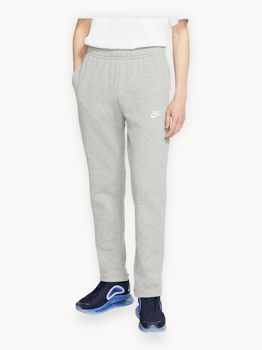 Брюки спортивные NIKE Club, размер S, серый