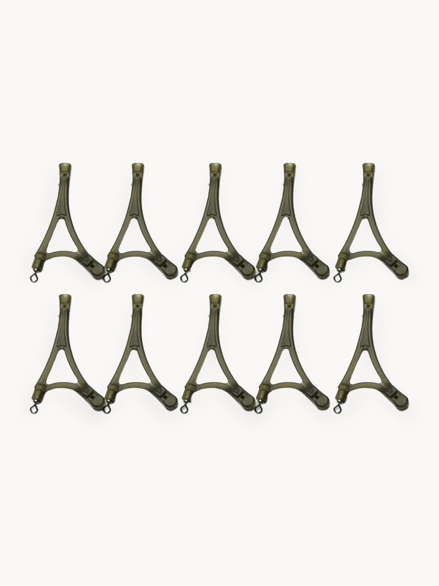 Противозакручиватель рыболовный с быстросъёмом 10 шт, Антизакручиватель для фидерного монтажа