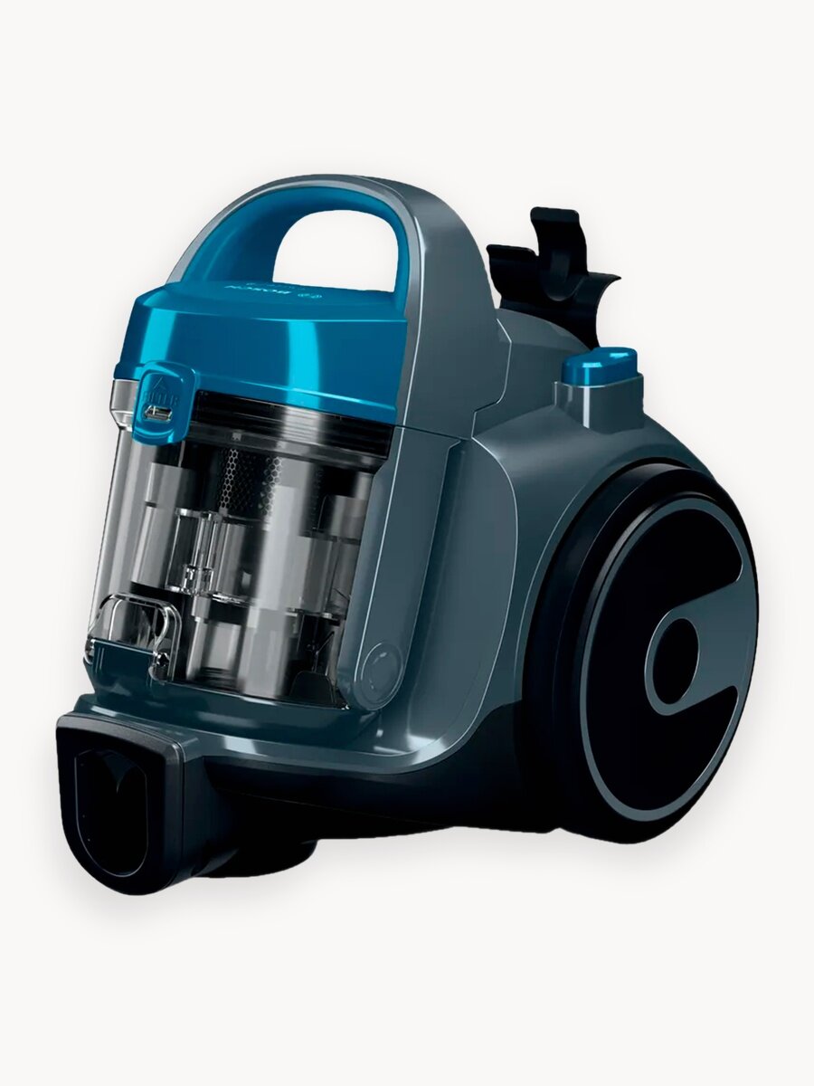 Bosch Пылесос проводной BGS05A220, Serie 2, 700 Вт, сухая уборка, 1.5 л, 3 насадки, HiSpin, щелевая, Pure Air, черный