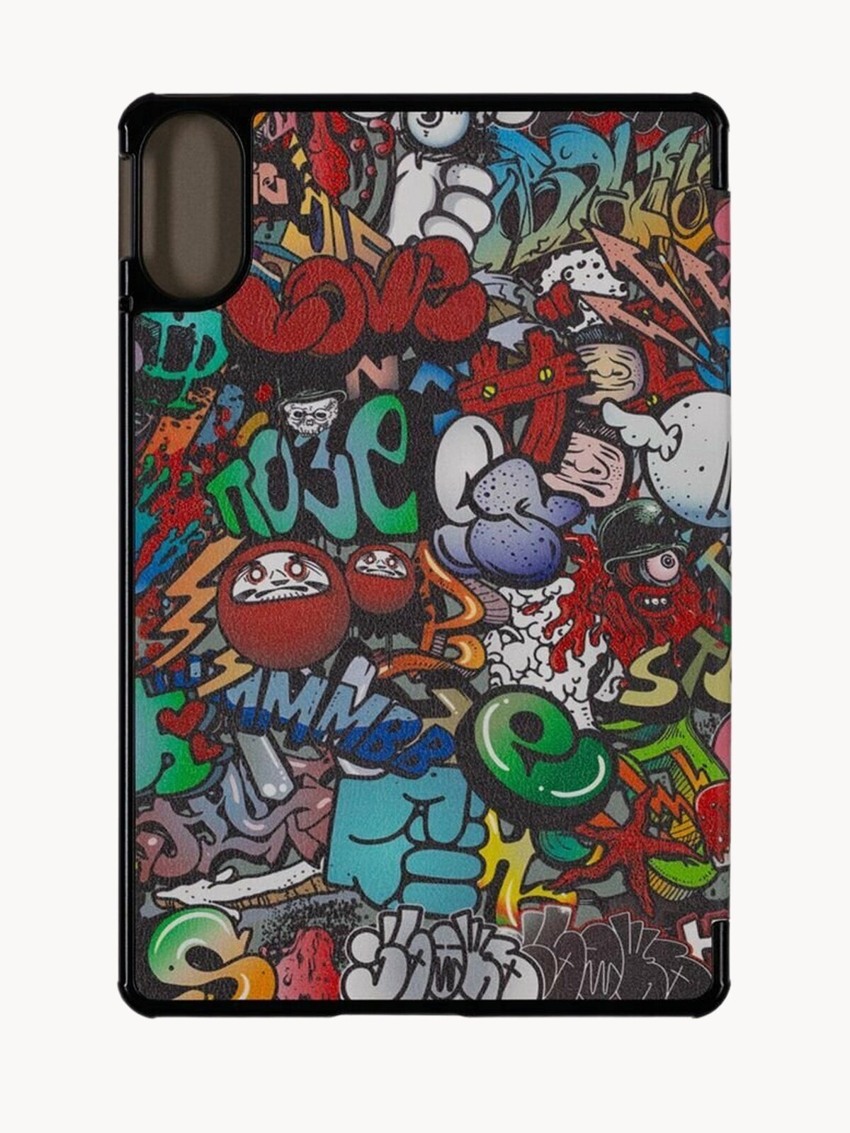 Чехол для Xiaomi Redmi Pad 2 2025 (11.0") с магнитом, с рисунком граффити