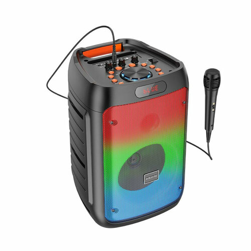 Колонка портативная Borofone BP10 Fireworks Bluetooth цвет чёрный 713200₽