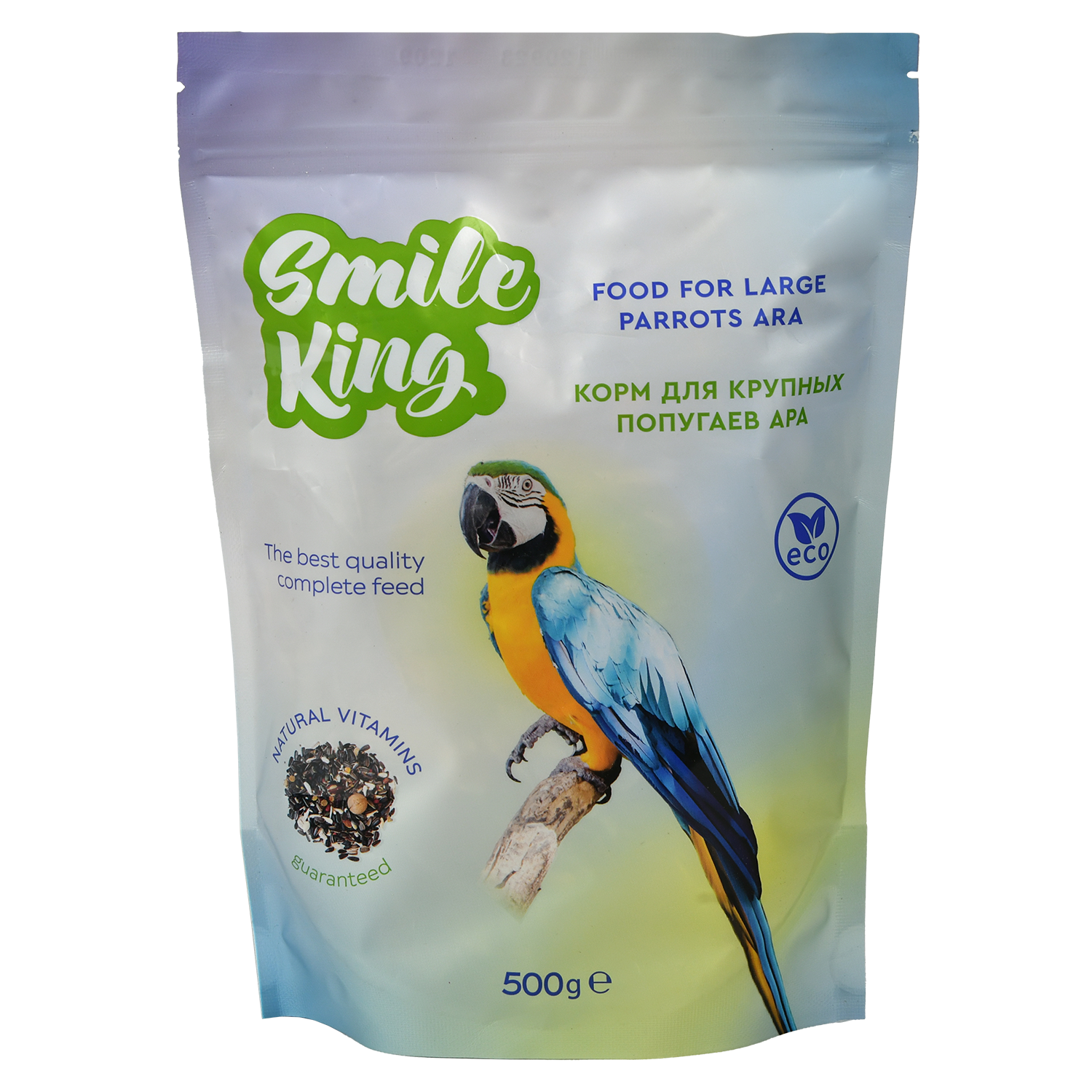 Корм для крупных попугаев Ара "Smile King" 500г