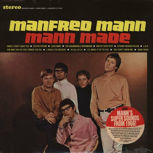 Виниловая пластинка MANFRED MANN - Mann Made (LP, 180 g) davis jassy gin made me do it 60 beautifully botanical cocktails