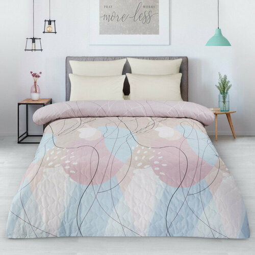 Пододеяльник евро 200х217 см перкаль Зима-лето Абстракция