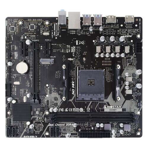 Материнская плата Biostar A520MT, SocketAM4, AMD A520, mATX, Ret