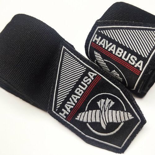 Боксерские бинты Hayabusa, 5 метров, черные