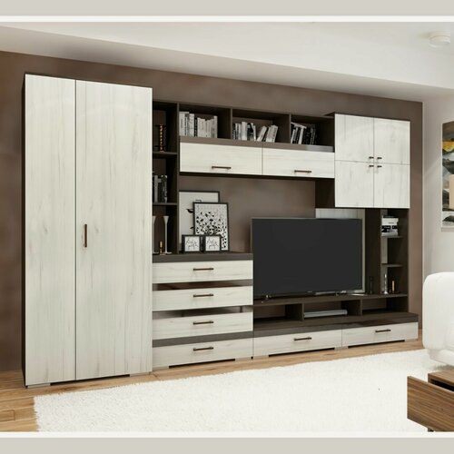 Изображение товара Стенка в гостиную ЛДСП Коста (Венге - Прованс)