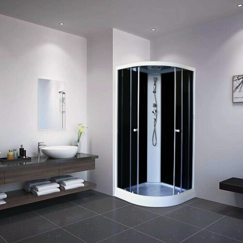 Изображение товара Душевая кабина Parly EC1031 (100х100х210), с низким поддоном, профиль белый, стекло тонированное