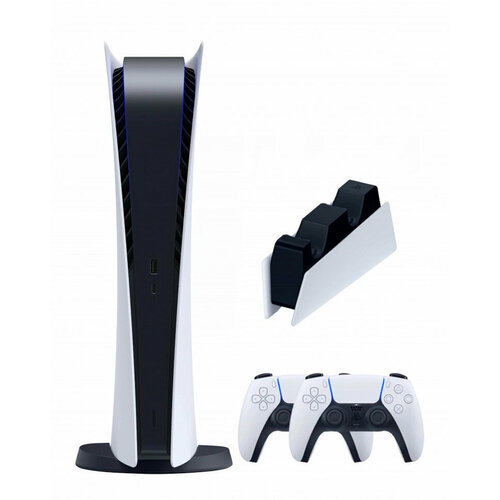 Игровая приставка Sony PlayStation 5 Digital Edition2-ой геймпадзарядное 66150₽
