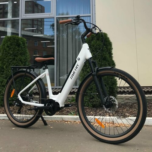 Электровелосипед BREND TIMETRY ORIGINAL D209 колеса 275 скоростей 8 цвет белый 105000₽