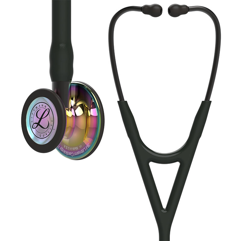 Стетоскоп Littmann Cardiology IV черный радужная акустическая головка дымчатый ствол 6240