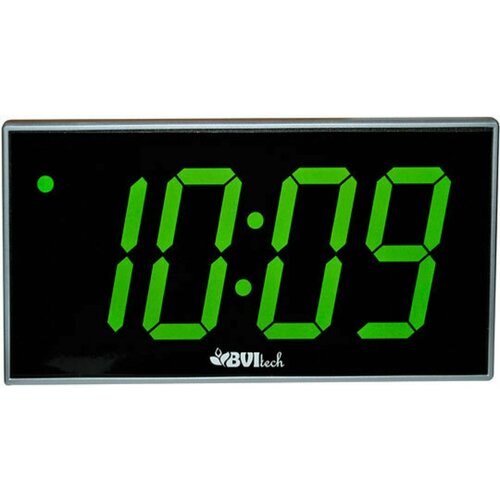 BVItech BV-103G Электронные сетевые настенные часы с будильником термометром и пультом управления 5752₽