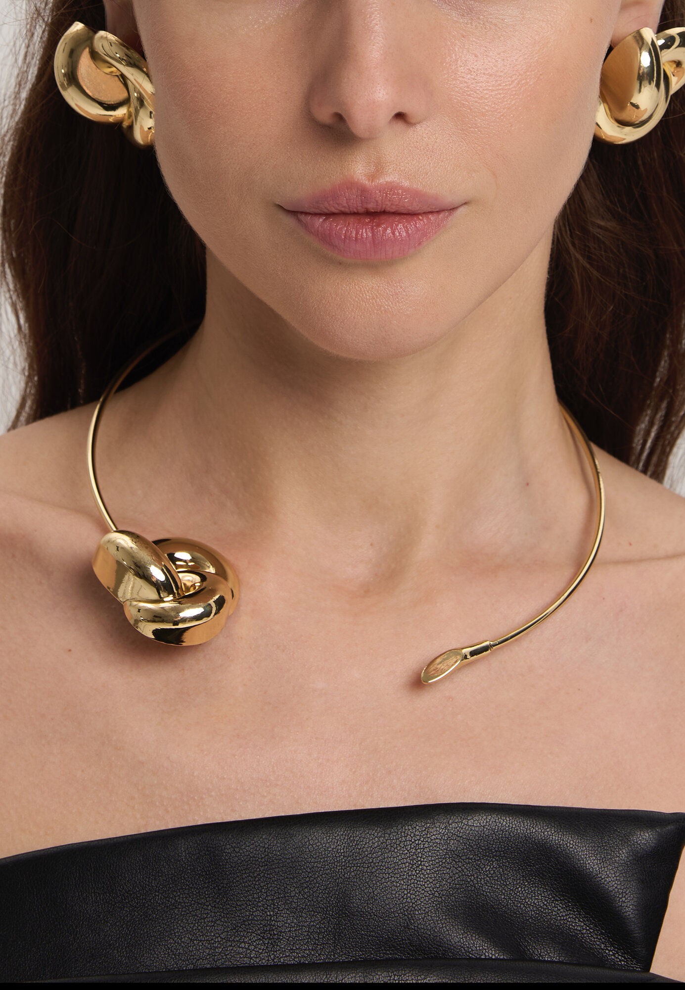 Колье YAROSLAVNA, длина 43 см, золотистый — фото 1