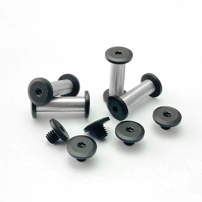 Комплект винтов для рукояток ножей TYSEEK, 2Sets Black, Suit 5MM Hole Size6
