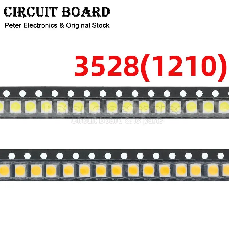 SMD светодиодные диоды 3528 1210 набор 100 шт.