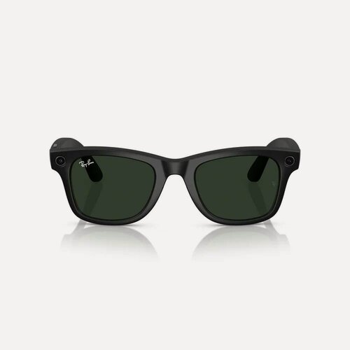 Изображение товара Умные очки Ray-Ban Wayfarer, размер 50-22-150, оправа Matte Black, фотохромные линзы Clear/Graphite Green Transitions