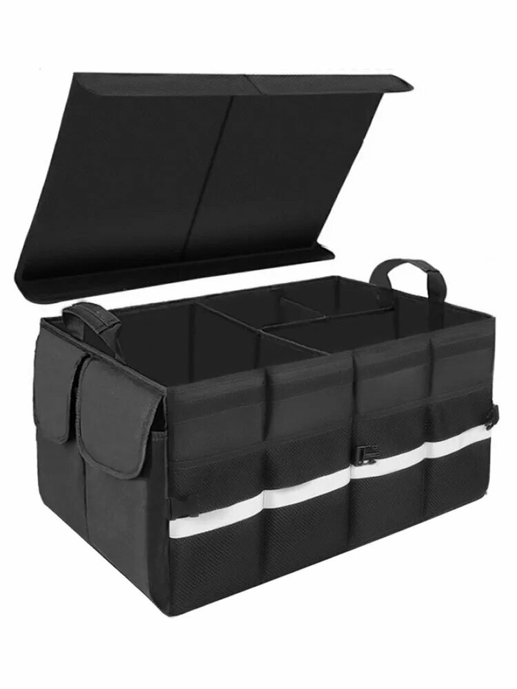 UGREEN Car Organizer 55L - премиальный органайзер для багажника из ткани Oxford и алюминиевого сплава (LP-256-80710)