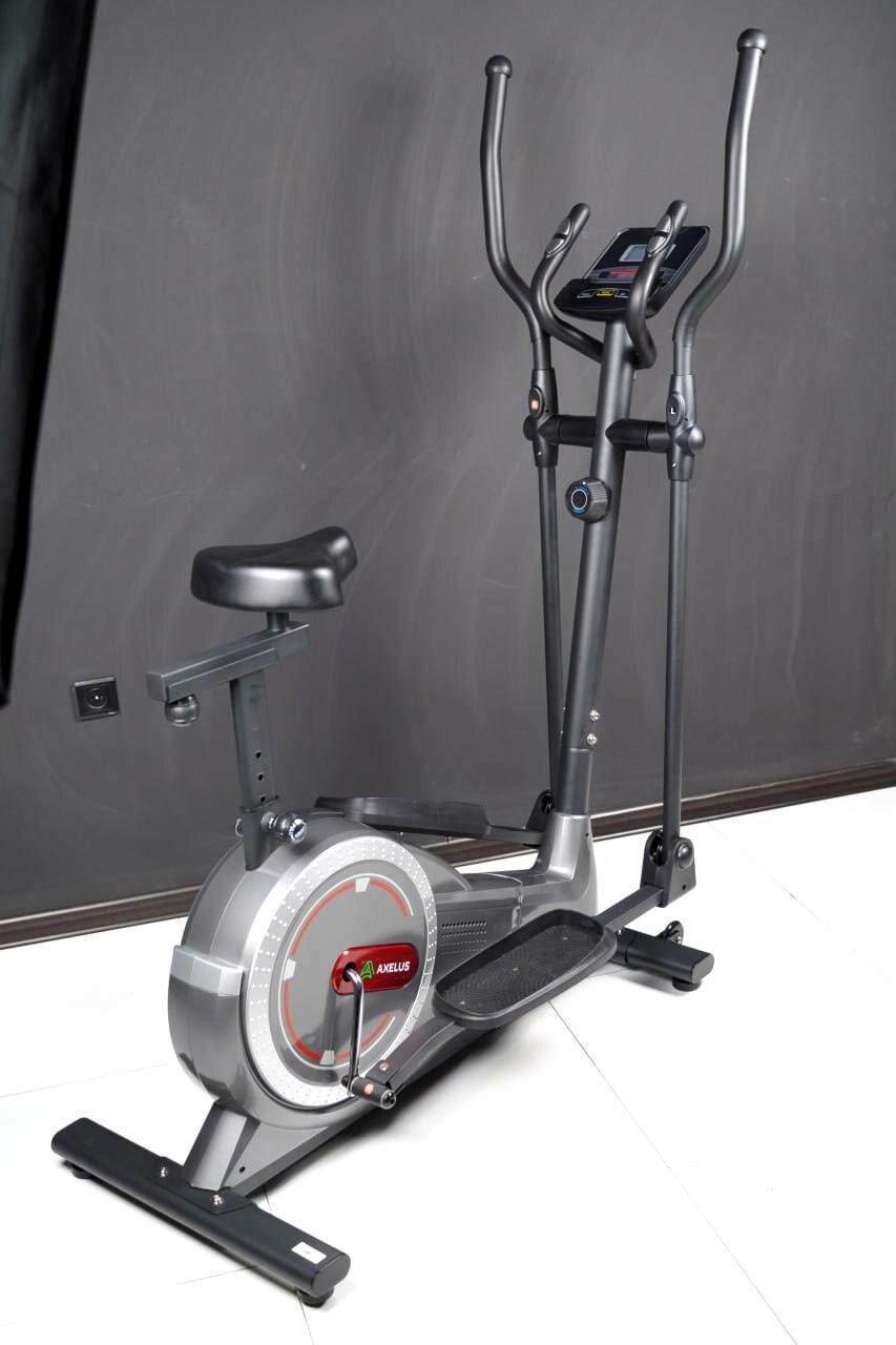 Эллиптический тренажер Axelus Велолыжа 0022, 8 уровней нагрузки